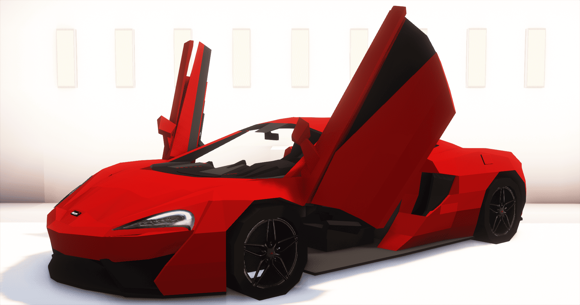 🚗 McLaren ML570s ROUGE 🚗