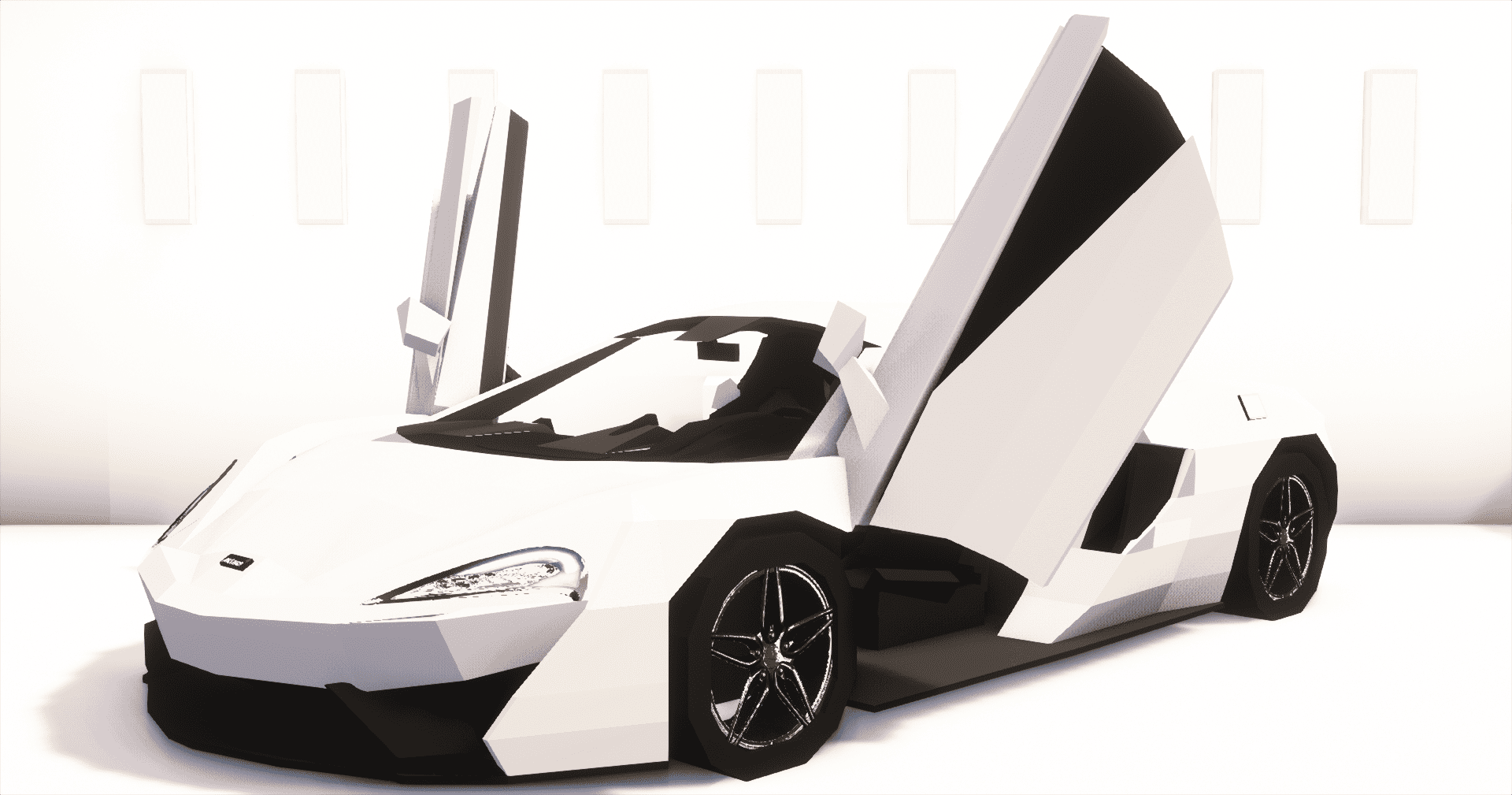 🚗 McLaren ML570s BLANC 🚗